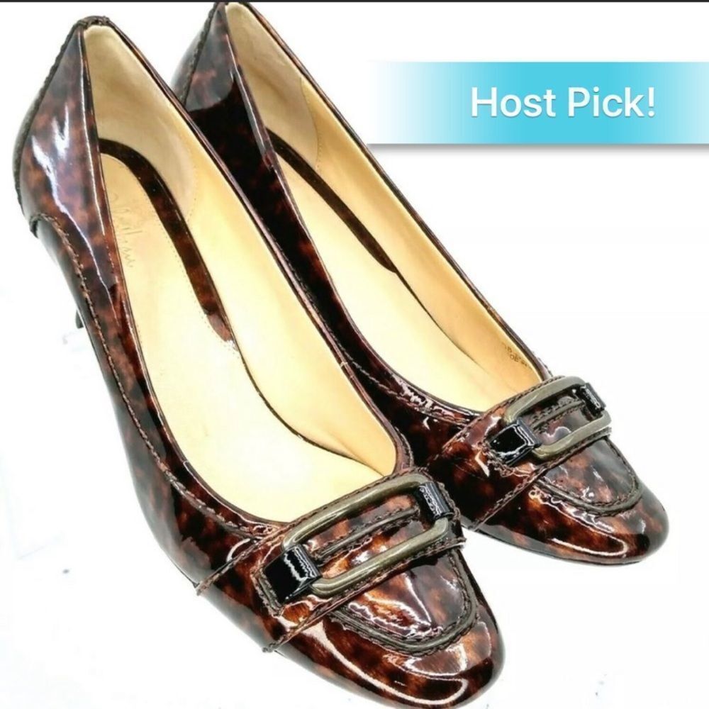 💥Host Pick!💥 Cole Haan Helena Patent Leather Square Toe Kitten Heels